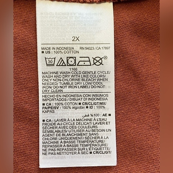 OLD Navy Everywear Sleeveless V-Neck T-Shirt, Copper Moon, size 2X NWT - Picture 4 of 11